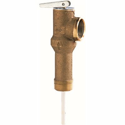 WATTS 100XL SERIES TEMPERATURE AND PRESSURE RELIEF VALVE WITH 2.5 IN. SHANK, 3/4 IN. - 101428