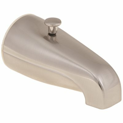 PROPLUS BATHTUB SPOUT WITH TOP DIVERTER, BRUSHED NICKEL, 3/4 IN. IPS - 102030