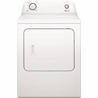 AMANA 6.5 CU. FT. 240-VOLT WHITE ELECTRIC VENTED DRYER WITH WRINKLE PREVENT OPTION - 105350