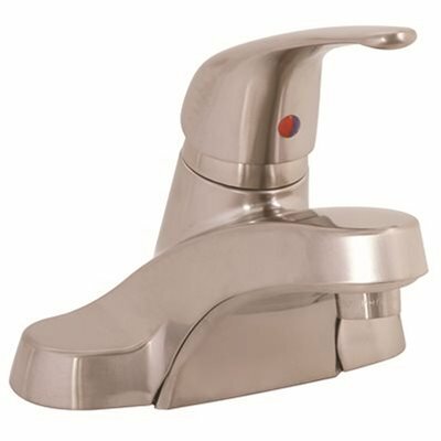 PREMIER WESTLAKE 4 IN. CENTERSET SINGLE-HANDLE BATHROOM FAUCET WITH POP-UP ASSEMBLY IN BRUSHED NICKEL - 106168