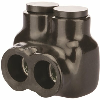 NSI INDUSTRIES 3/0-6 AWG INSULATED TAP CONNECTOR, BLACK - 106852