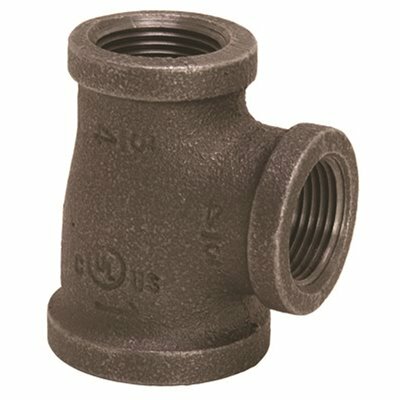 PROPLUS 1-1/4 IN. X 3/4 IN. BLACK MALLEABLE TEE - PROPLUS PART #: 45165