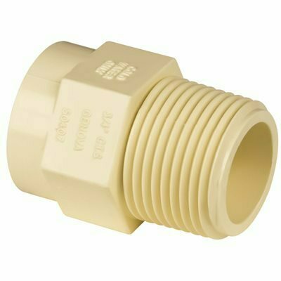 EVERBILT 3/4 IN. CPVC CTS MPT X S MALE ADAPTER - EVERBILT PART #: 50407