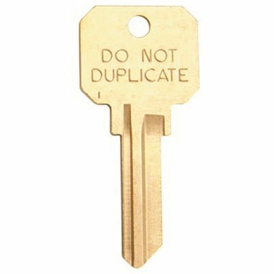 duplicating a do not duplicate key