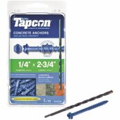 TAPCON 1/4 IN. X 2-3/4 IN. HEX-WASHER-HEAD CONCRETE ANCHORS (75-PACK) - 100098197