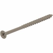 GRIP-RITE #6 X 1-5/8 IN. PHILIPS BUGLE-HEAD COARSE THREAD SHARP POINT POLYMER COATED EXTERIOR SCREWS (5 LBS./PACK) - 100160887