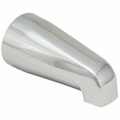 PROPLUS BATHTUB SPOUT WITH ADJUSTABLE SLIDE CONNECTOR IN CHROME - 101002