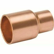 MUELLER STREAMLINE 1/4 IN. X 1/8 IN. COPPER REDUCING COUPLING WITH STOP - 1011
