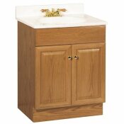 RSI HOME PRODUCTS 24 IN. X 31 IN. X 18 IN. RICHMOND BATHROOM VANITY CABINET WITH TOP WITH 2-DOOR IN OAK - 101750