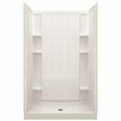 STERLING ENSEMBLE 48 IN. X 72-1/2 IN. 1-PIECE DIRECT-TO-STUD ALCOVE SHOWER WALL IN WHITE - 103004