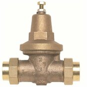 ZURN 3/4 IN. LEAD-FREE BRONZE WATER PRESSURE REDUCING VALVE WITH DOUBLE UNION FEMALE COPPER SWEAT - 107543
