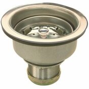 PREMIER 3-1/2 IN. BASKET STRAINER ASSEMBLY IN STAINLESS STEEL - 122354