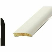 AMERICAN WOOD MOULDING WM713 9/16 IN. X 3-1/4 IN. X 96 IN. WOOD PRIMED FINGER-JOINTED PINE BASE MOULDING - 132882
