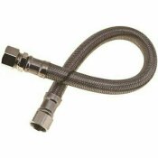 BRASSCRAFT SINK WATER CONNECTOR SUPPLY LINE 3/8 IN. COMP X 3/8 IN. COMP POLYMER BR 12 IN. LEAD FREE - 134256
