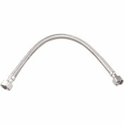 DURAPRO 1/2 IN. COMPRESSION X 1/2 IN. FIP X 12 IN. BRAIDED STAINLESS STEEL FAUCET SUPPLY LINE - 157715