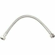 DURAPRO 1/2 IN. COMPRESSION X 1/2 IN. FIP X 36 IN. BRAIDED STAINLESS STEEL FAUCET SUPPLY LINE - DURAPRO PART #: 157724