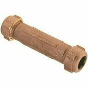 PROPLUS 1-1/4 IN. LEAD FREE BRASS COMPRESSION COUPLING - 159195