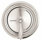 SPEAKMAN SENTINEL MARK II REGENCY 1-HANDLE PRESSURE BALANCE VALVE AND TRIM IN CHROME WITH COLORED LABELS (VALVE INCLUDED) - 194632