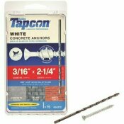TAPCON 3/16 IN. X 2-1/4 IN. PHILLIPS-FLAT-HEAD CONCRETE ANCHORS (75-PACK) - 202516426