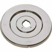 MOEN CHATEAU 7 IN. DIA ESCUTCHEON FOR SINGLE-HANDLE TUB AND SHOWER VALVES IN CHROME - 2031158