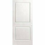 NOT FOR SALE - 207195011 - NOT FOR SALE - 207195011 - MASONITE 36 IN. X 80 IN. PRIMED 2-PANEL SQUARE HOLLOW CORE COMPOSITE INTERIOR DOOR SLAB WITH BORE - MASONITE PART #: 65143