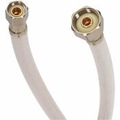 FLUIDMASTER 3/8 IN. COMPRESSION X 1/2 IN. F.I.P. X 20 IN. L REINFORCED VINYL FAUCET CONNECTOR - 231420