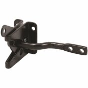 PRIME-LINE GATE LATCH AND STRIKE SET, 1-7/8 IN. X 1-9/16 IN., STEEL, PAINTED BLACK - 2465465