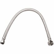 DURAPRO 3/8 IN. FLARE X 1/2 IN. FIP X 16 IN. BRAIDED STAINLESS STEEL FAUCET SUPPLY LINE - 2465921
