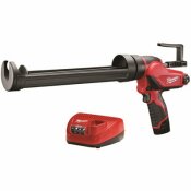 MILWAUKEE M12 12-VOLT LITHIUM-ION CORDLESS QUART CAULK AND ADHESIVE GUN KIT WITH (1) 1.5AH BATTERY AND CHARGER - MILWAUKEE PART #: 2444-21