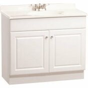 RSI HOME PRODUCTS 36 IN. X 31 IN. X 18 IN. RICHMOND BATHROOM VANITY CABINET WITH TOP WITH 2-DOOR IN WHITE - RSI HOME PRODUCTS PART #: C14136A