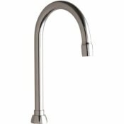 CHICAGO FAUCETS 5-1/4 IN. BRASS RIGID/SWING GOOSENECK SPOUT - CHICAGO FAUCETS PART #: GN2AE3JKABCP
