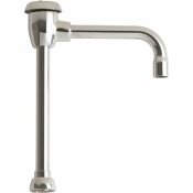 CHICAGO FAUCETS LEAD-FREE GOOSENECK SPOUT WITH ATMOSPHERIC VACUUM BREAKER, 6 IN., CHROME - CHICAGO FAUCETS PART #: GN2BVBJKABCP