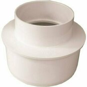 GENOVA PRODUCTS 6 IN. X 4 IN. PVC SEWER REDUCING BUSHING SEWER SPIGOT X SEWER HUB - GENOVA PRODUCTS PART #: 40264