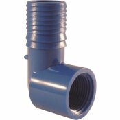 Apollo 1 In. X 3/4 In. Polypropylene Blue Twister Insert 90-Degree X Fpt Elbow