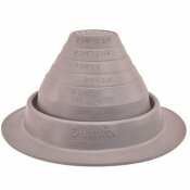 IPS CORPORATION 1/4 IN. TO 5 IN. EPDM ROOF FLASHING FOR VENT PIPE - IPS CORPORATION PART #: 81822