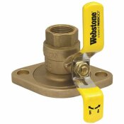 NIBCO 3/4 IN. THREADED LEAD FREE FULL PORT BRASS UNI-FLANGE BALL VALVE WITH ROTATING FLANGE AND ADJUSTABLE PACKING GLAND - NIBCO PART #: 41403W