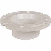 WATER-TITE FLUSH-TITE PLASTIC CLOSET FLANGE FOR 3 IN. OR 4 IN. PVC PIPE - WATER-TITE PART #: 86150