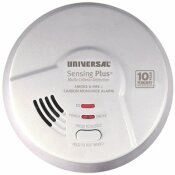 10-YEAR SEALED, BATTERY OPERATED, 3-IN-1 SMOKE, FIRE & CARBON MONOXIDE DETECTOR, MULTI-CRITERIA DETECTION - UNIVERSAL SECURITY INSTRUMENTS PART #: AMIC3511SB