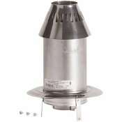 RHEEM PROTECH 3 IN. X 5 IN. STAINLESS STEEL CONE TERMINATION VENT KIT FOR INDOOR TANKLESS GAS WATER HEATERS