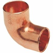 NIBCO 3/8 IN. WROT COPPER 90-DEGREE C X C ELBOW - NIBCO PART #: CP60738