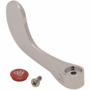 T&S 4 IN. WRIST-ACTION HANDLE AND HOT INDEX AND SCREW - T&S PART #: B-WH4H-NS