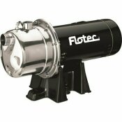 NOT FOR SALE - 313130219 - NOT FOR SALE - 313130219 - FLOTEC 1 HP STAINLESS STEEL SHALLOW WELL JET PUMP - PENTAIR PART #: FP4832-08