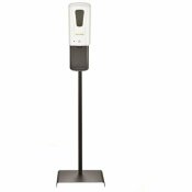ALPINE INDUSTRIES 1200 ML. AUTOMATIC SOAP AND GEL HAND SANITIZER DISPENSER IN WHITE WITH FLOOR STAND - ALPINE INDUSTRIES PART #: 430-L-S