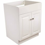 DESIGN HOUSE WYNDHAM 24 IN. 2-DOOR BATH VANITY CABINET ONLY IN WHITE (READY TO ASSEMBLE) - DESIGN HOUSE PART #: 597138