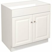 DESIGN HOUSE WYNDHAM 30 IN. 2-DOOR BATH VANITY CABINET ONLY IN WHITE (READY TO ASSEMBLE) - DESIGN HOUSE PART #: 597146