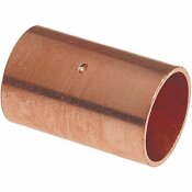 NIBCO 1/2 IN. COPPER PRESSURE CUP X CUP COUPLING FITTING WITH DIMPLE STOP - NIBCO PART #: I60012