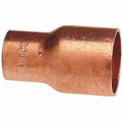 NIBCO 5/8 IN. X 1/2 IN. COPPER PRESSURE CUP X CUP COUPLING REDUCER FITTING - NIBCO PART #: I600R5812