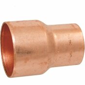 NIBCO 1 IN. X 3/4 IN. COPPER PRESSURE CUP X CUP COUPLING REDUCER FITTING - NIBCO PART #: I600R134