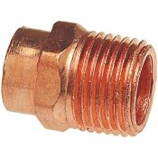 NIBCO 1 IN. COPPER PRESSURE CUP X MIP ADAPTER FITTING - NIBCO PART #: I6041