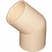 NOT FOR SALE - 321080 - GENOVA PRODUCTS FLOWGUARD 1/2 IN. CPVC 45-DEGREE SLIP X SLIP ELBOW - GENOVA PRODUCTS PART #: 50605G
